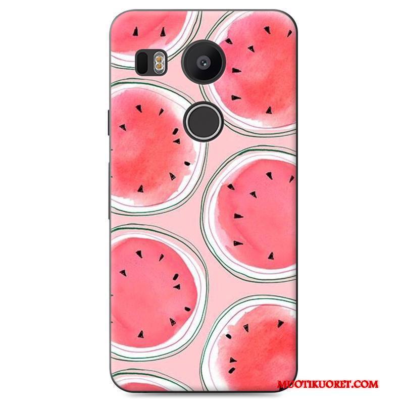 Lg Nexus 5x Suojaus Maalaus Sininen Sarjakuva Kotelo Kuori Kova