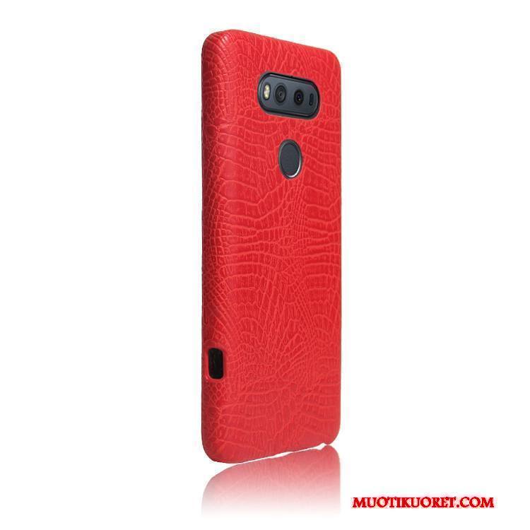 Lg V20 Kuori Vuosikerta Puhelimen Kuoret Vaaleansininen Kotelo Valo Nahkakotelo Suojaus