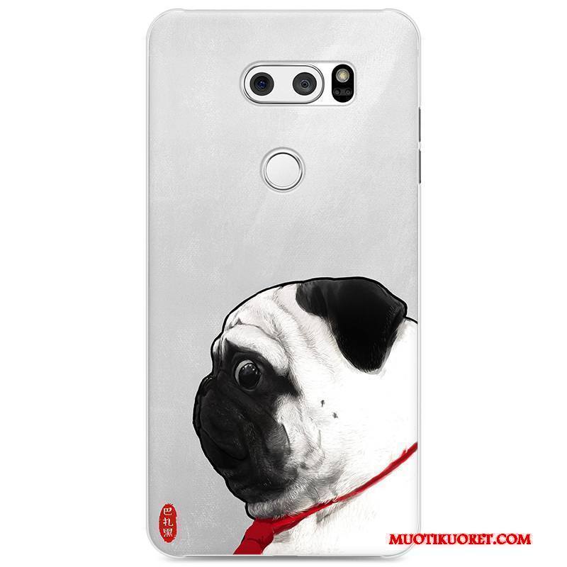 Lg V30 Trendi Rakastunut Kova Sininen Kotelo Puhelimen Kuoret Kuori