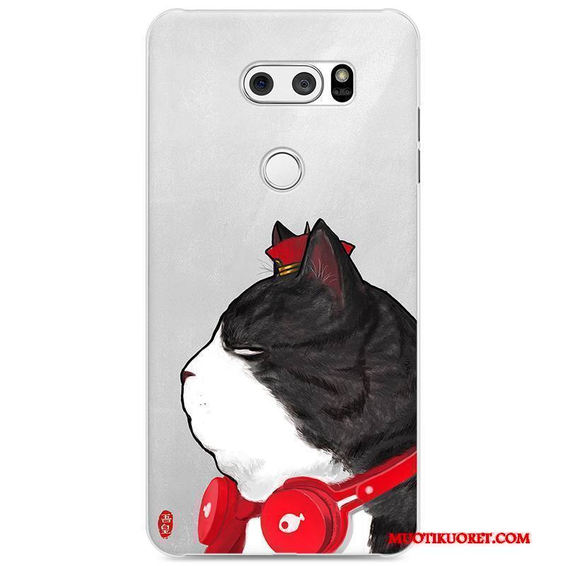 Lg V30 Trendi Rakastunut Kova Sininen Kotelo Puhelimen Kuoret Kuori