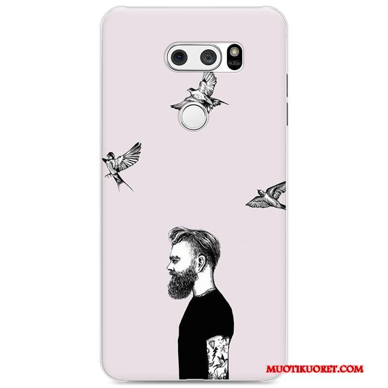Lg V30 Trendi Rakastunut Kova Sininen Kotelo Puhelimen Kuoret Kuori