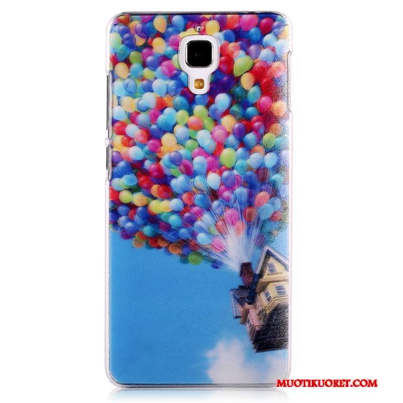 Mi 4 Kotelo Kuori Trendi Maalaus Ohut Pesty Suede Suojaus