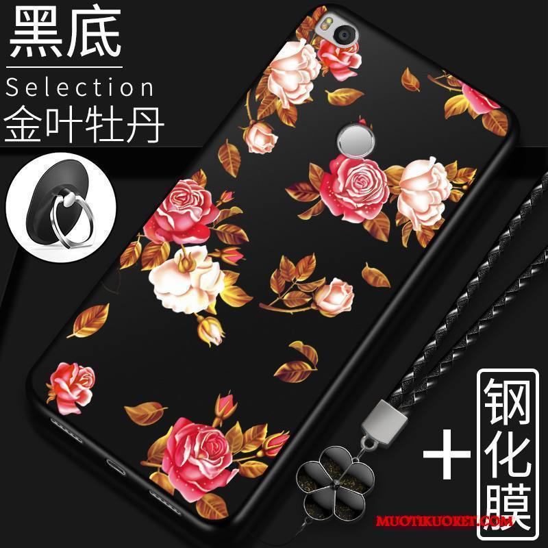 Mi Max 2 All Inclusive Silikoni Murtumaton Pieni Kuori Kotelo Punainen