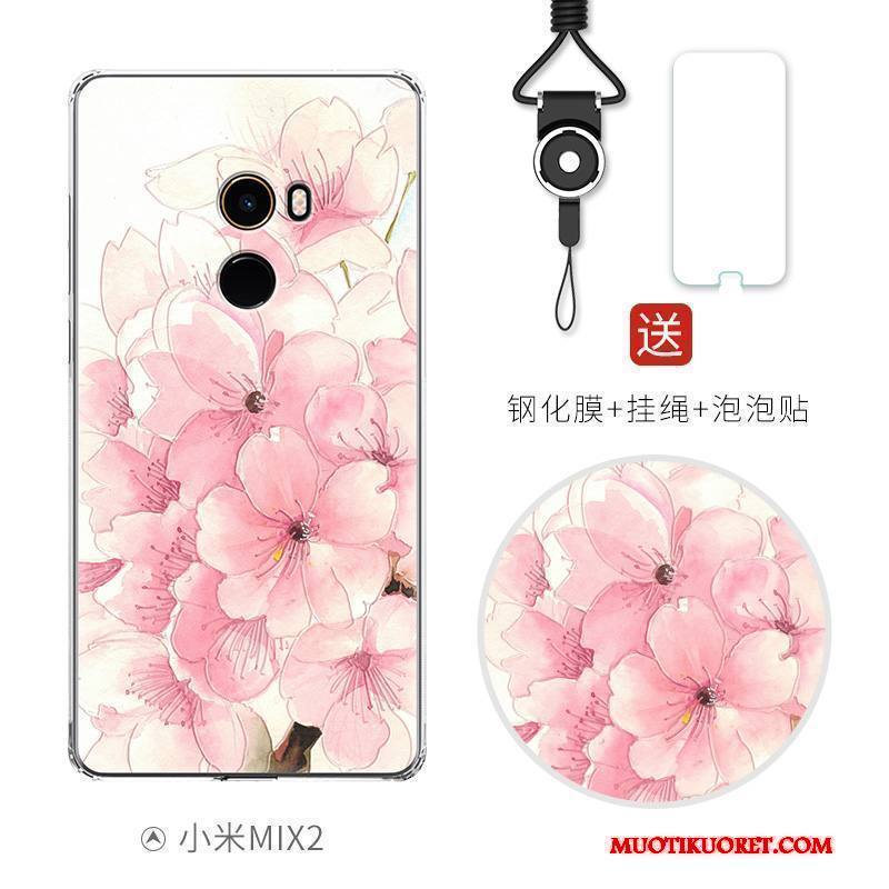 Mi Mix 2 Kuori Kotelo Monivärinen Murtumaton Pehmeä Neste Sarjakuva Puhelimen Kuoret Kohokuviointi