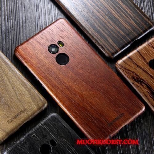 Mi Mix 2 Kuori Puu Musta Ultra Massiivipuu Kotelo Puhelimen Kuoret Tide-brändi