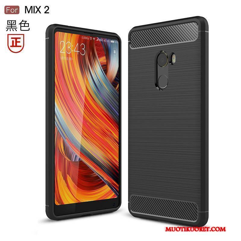 Mi Mix 2 Kuori Suojaus Pehmeä Neste Pieni Harmaa Kotelo Murtumaton Silikoni
