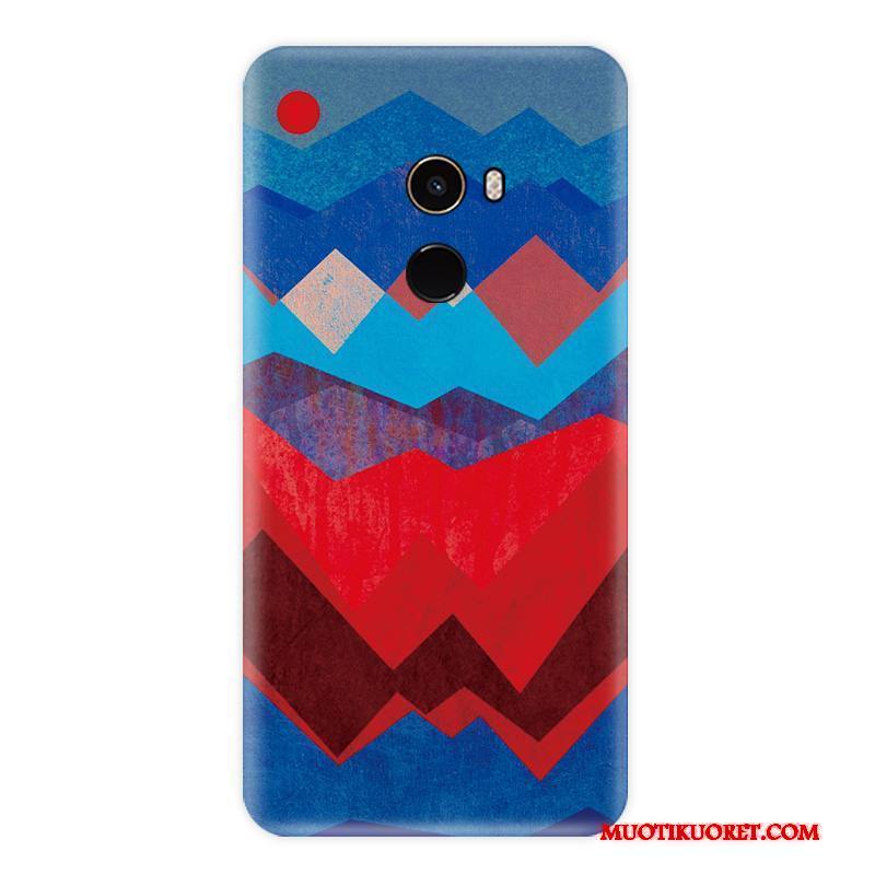 Mi Mix 2 Pieni Kuori Pesty Suede All Inclusive Puhelimen Kuoret Murtumaton Violetti