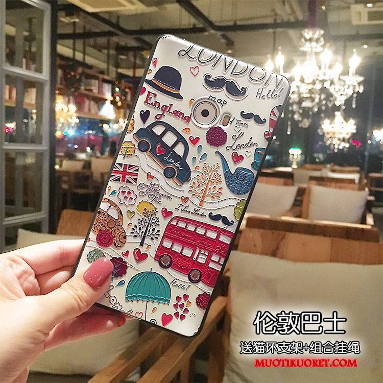 Mi Note 2 Kuori All Inclusive Silikoni Puhelimen Kuoret Suojaus Murtumaton Vihreä Tuki