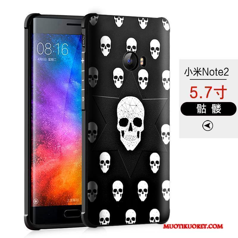 Mi Note 2 Kuori Musta Kotelo Trendi Puhelimen Kuoret All Inclusive Murtumaton Suojaus