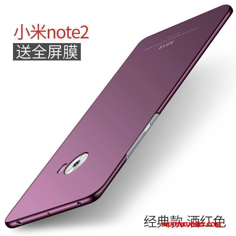 Mi Note 2 Kuori Takakansi Suojaus Pieni Puhelimen Kuoret Pesty Suede Kotelo Trendi