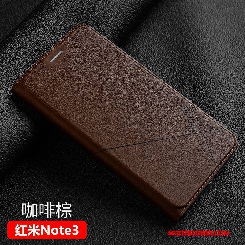 Mi Note 3 Kulta Suojaus Puhelimen Kuoret Nahkakotelo Pieni Kuori Murtumaton