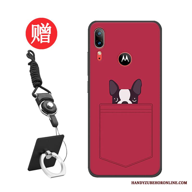 Moto E6 Plus Kuori Malli Puhelimen Kuoret Sininen Net Red Rakastunut Silikoni Kotelo