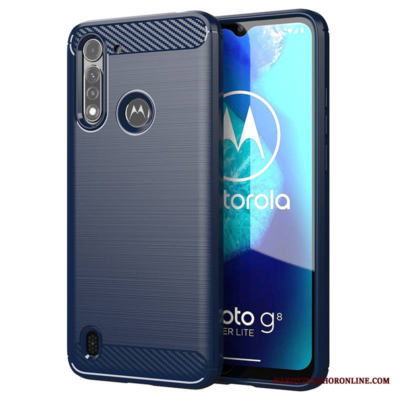 Moto G8 Power Lite Puhelimen Kuoret Musta Pehmeä Neste Ohut Kotelo Kuori