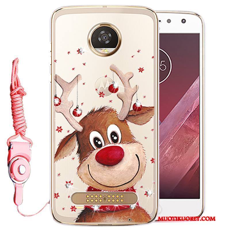 Moto Z Play Kuori Murtumaton Puhelimen Kuoret Silikoni Kulta Kotelo Strassi Suojaus