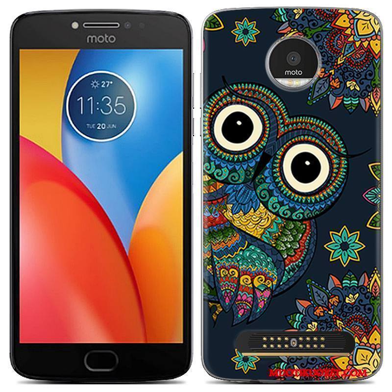 Moto Z2 Play Kuori Kotelo Pehmeä Neste Silikoni Puhelimen Puhelimen Kuoret Luova Sarjakuva