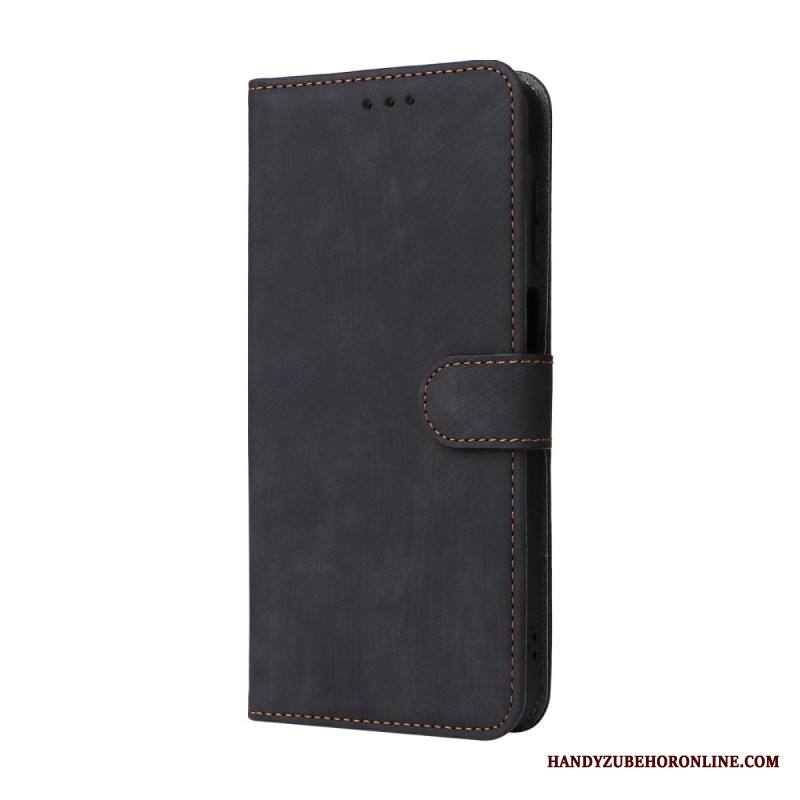 Nahkakotelo Samsung Galaxy A17 4g / 5g Rfid-suojattu Mokkanahkakuvio