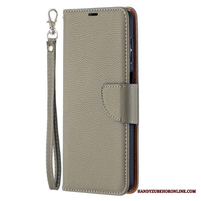 Nahkakotelo Samsung Galaxy M12 / A12 Kotelot Flip Litsi Rabat Oblique