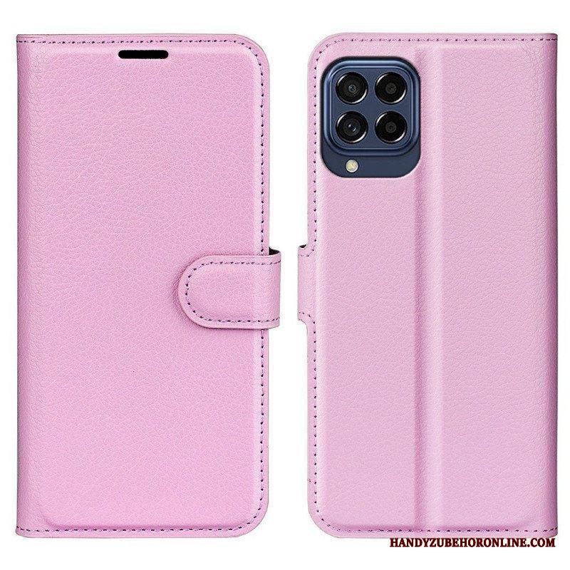 Nahkakotelo Samsung Galaxy M53 5G Klassikko