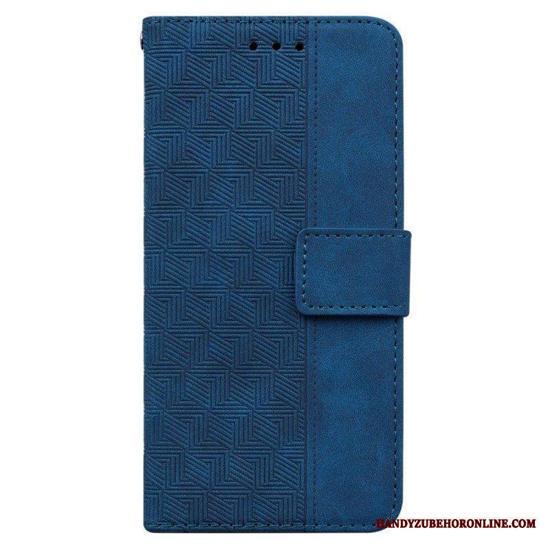 Nahkakotelo Samsung Galaxy M53 5G Suojaketju Kuori Hihnallinen Kuvio