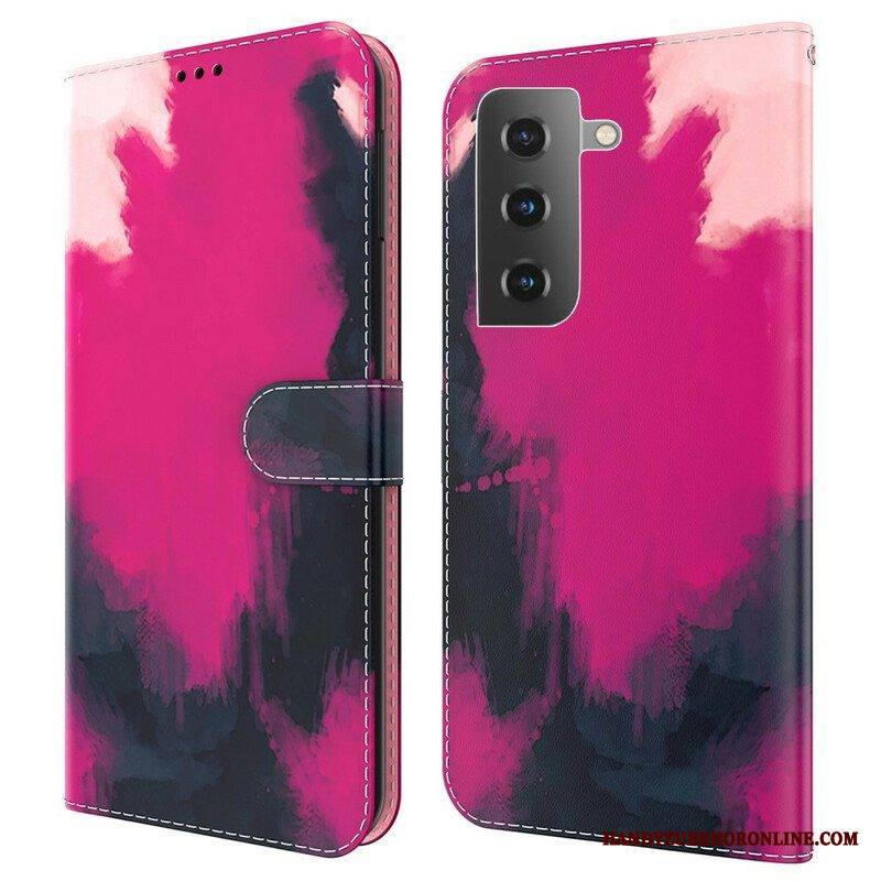Nahkakotelo Samsung Galaxy S21 FE Abstraktio