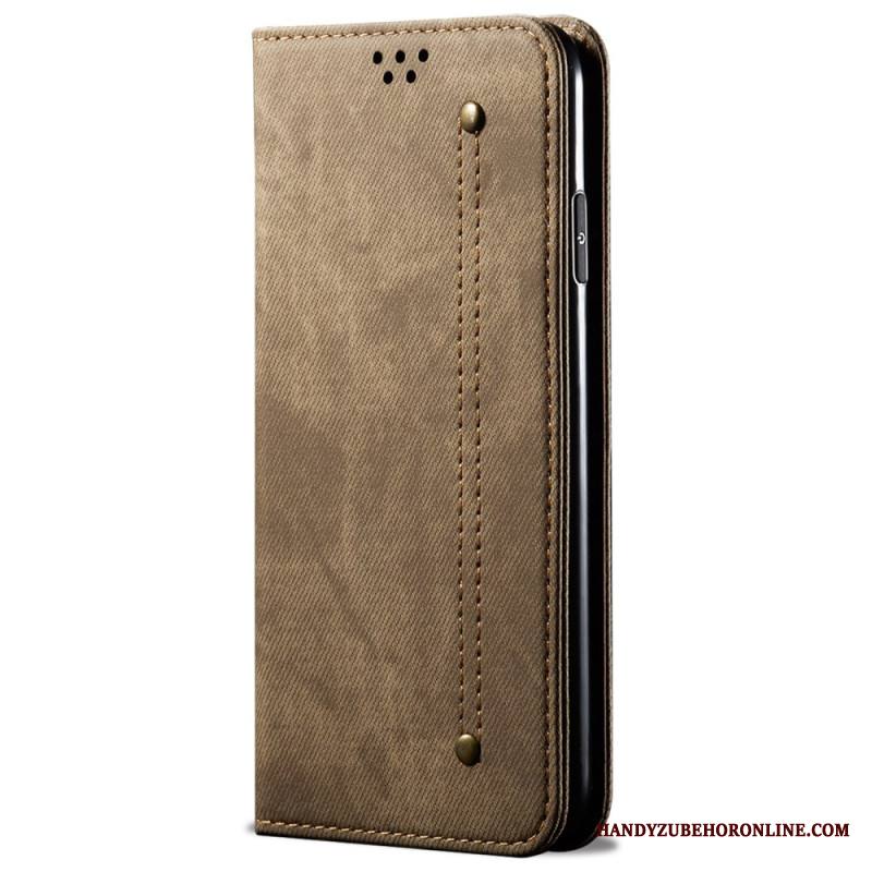 Nahkakotelo Samsung Galaxy S25 5g Edge Farkkukangas Suojakuori