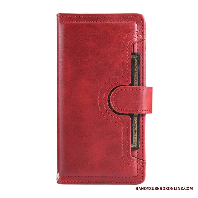 Nahkakotelo Samsung Galaxy S25 5g Edge Magneettinen Lompakko Ja Kaulanauha