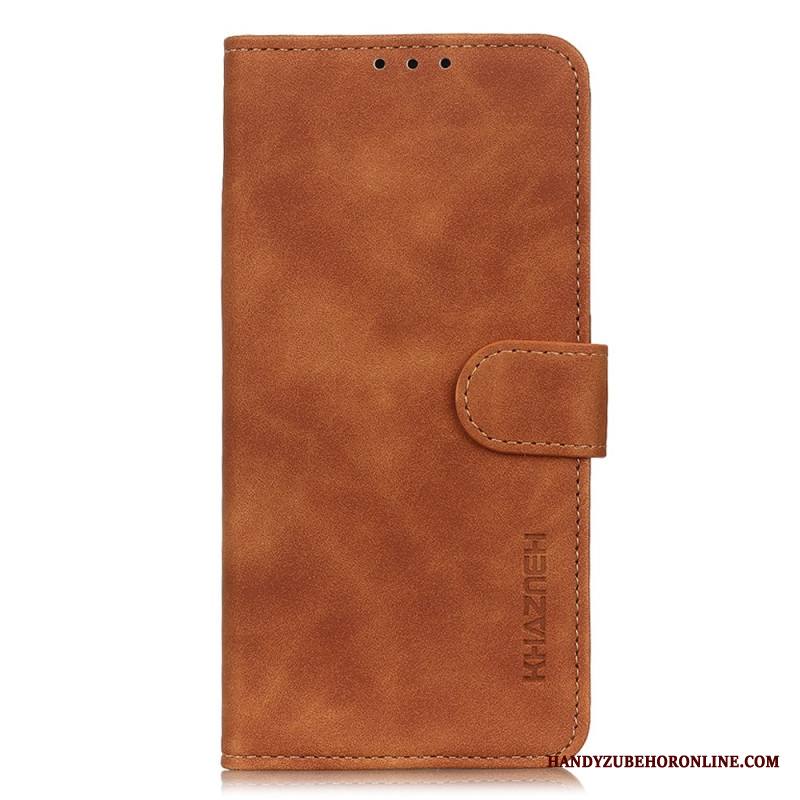 Nahkakotelo Samsung Galaxy S25 5g Edge Mokkanahkakuvio Khazneh