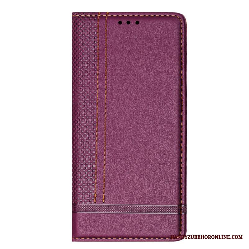 Nahkakotelo Samsung Galaxy S25 5g Edge Ruudukkokuvio