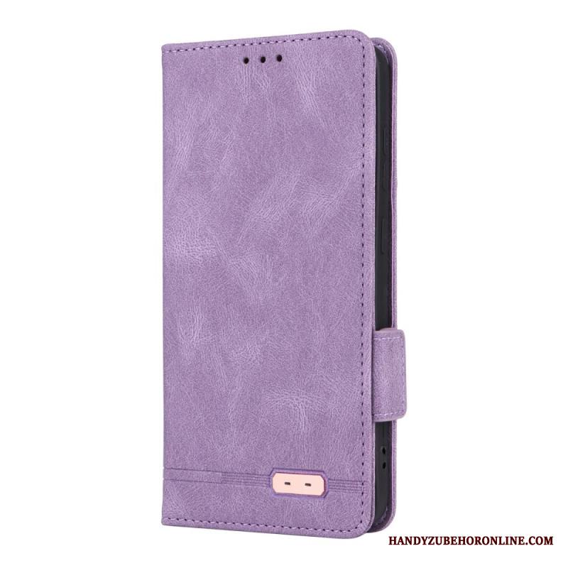 Nahkakotelo Samsung Galaxy S25 5g Retro Mokkanahkaefekti