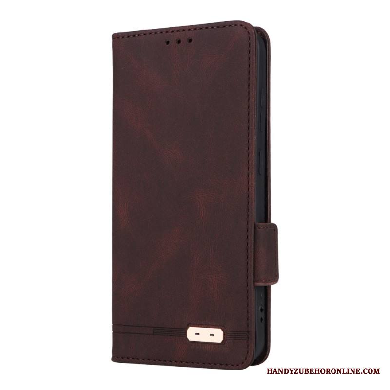 Nahkakotelo Samsung Galaxy S25 5g Retro Mokkanahkaefekti