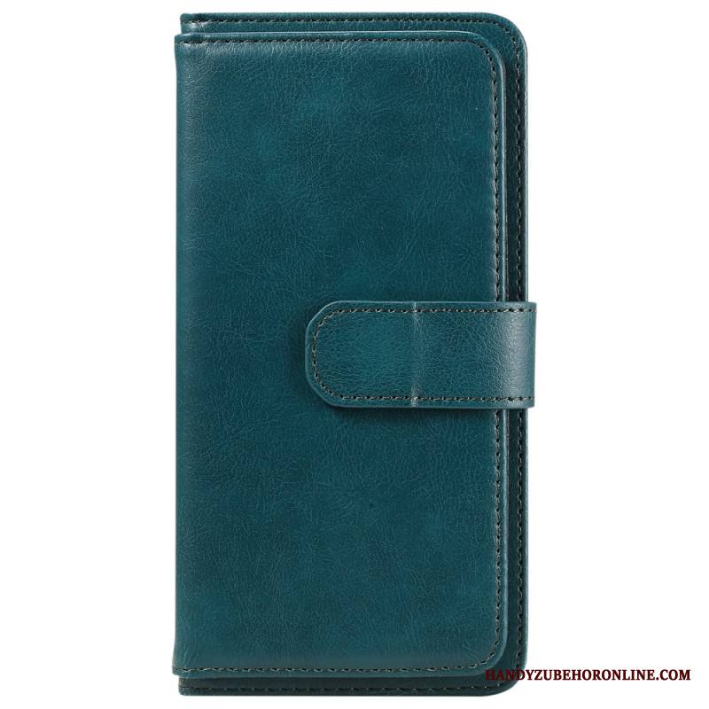 Nahkakotelo Samsung Galaxy S25 Fe 10 Korttipaikkaa