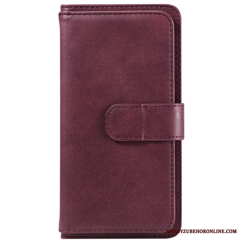 Nahkakotelo Samsung Galaxy S25 Fe 10 Korttipaikkaa