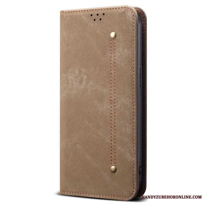 Nahkakotelo Samsung Galaxy S25 Fe Farkkukangas