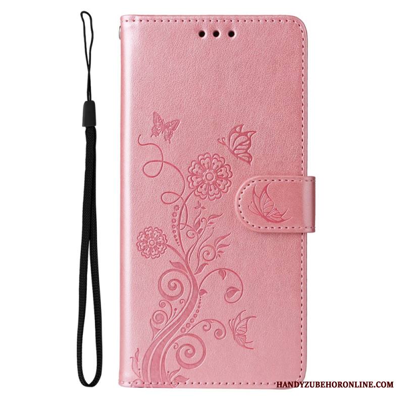 Nahkakotelo Samsung Galaxy S25 Plus 5g Pieniä Kukkia