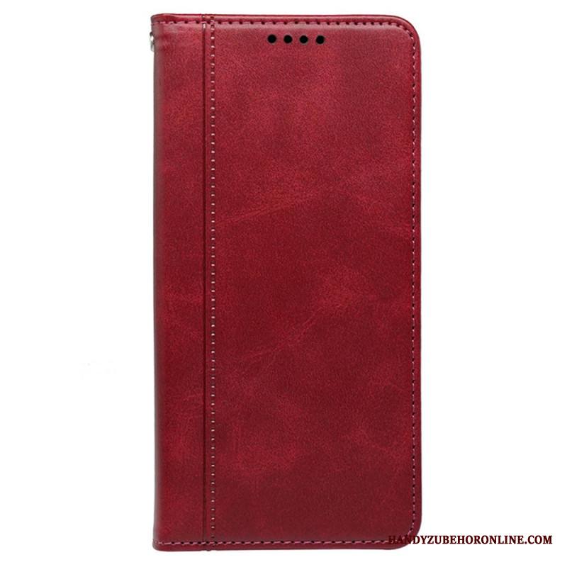 Nahkakotelo Samsung Galaxy S25 Plus 5g Vintage-tyylinen Suojakuori