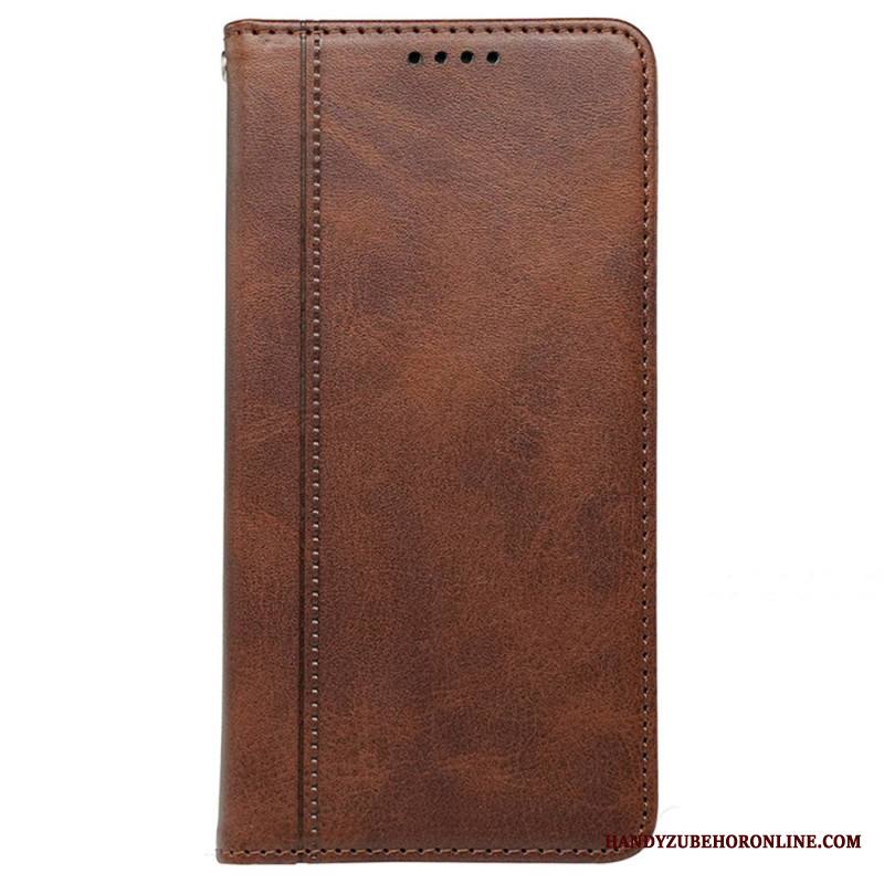 Nahkakotelo Samsung Galaxy S25 Plus 5g Vintage-tyylinen Suojakuori