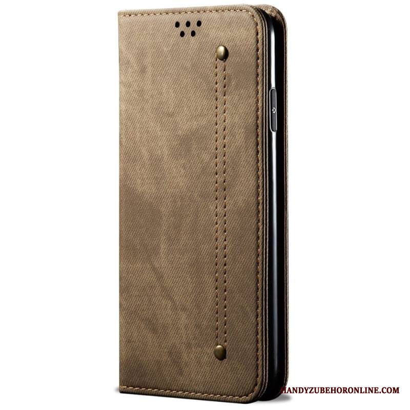 Nahkakotelo Samsung Galaxy S25 Ultra 5g Farkkukangas