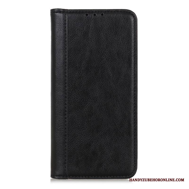 Nahkakotelo Samsung Galaxy S25 Ultra 5g Haljasnahkainen Litsi