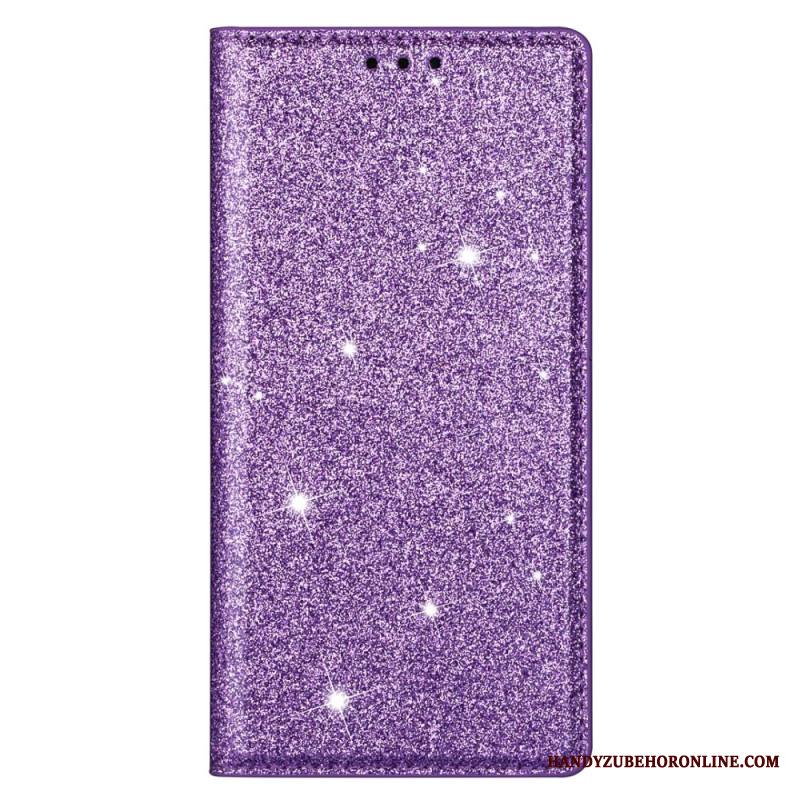 Nahkakotelo Samsung Galaxy S26 Puhelinkuoret Paljetit