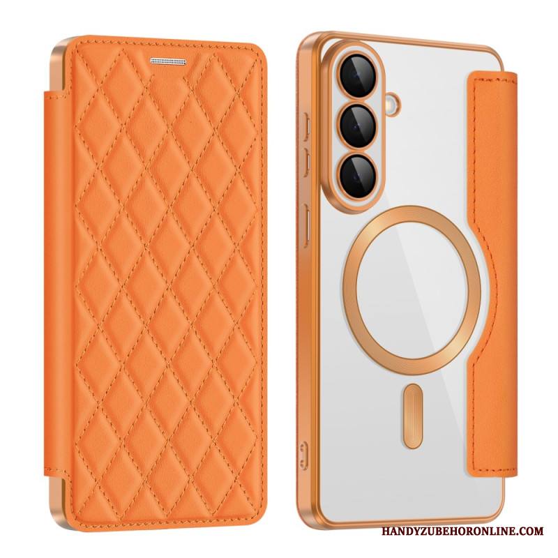 Nahkakotelo Samsung Galaxy S26 Rfid-korttikotelo Ja Pehmustettu Linssinsuojus