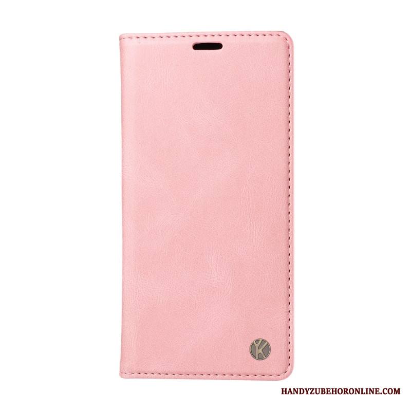 Nahkakotelo Samsung Galaxy S26 Yikatu Mokkanahkakuvio