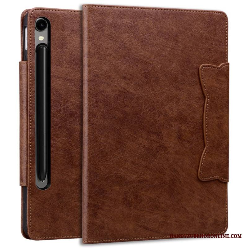 Nahkakotelo Samsung Galaxy Tab S10 Fe Plus Kissan Lukko