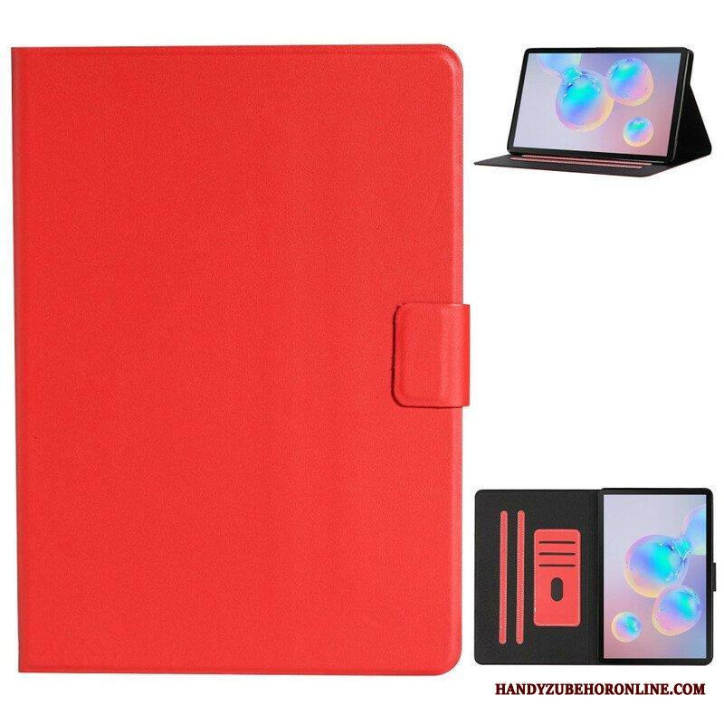 Nahkakotelo Samsung Galaxy Tab S8 / Tab S7 Klassinen Keinonahka