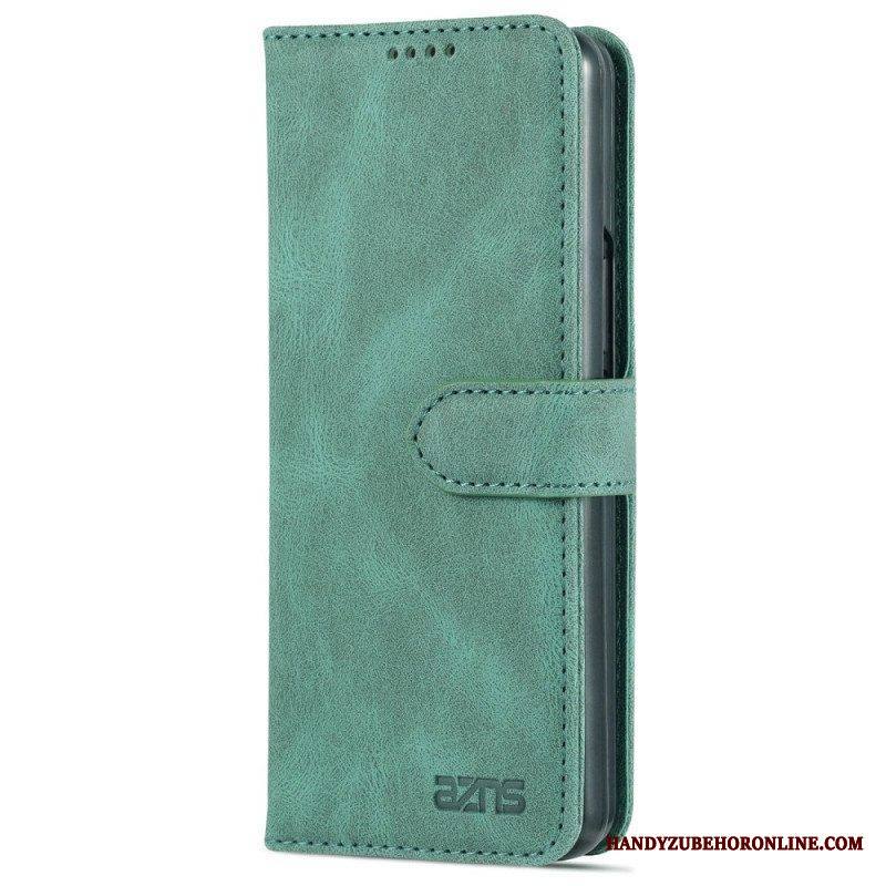 Nahkakotelo Samsung Galaxy Z Fold 4 Lompakkokuori Azns-ompelulompakko