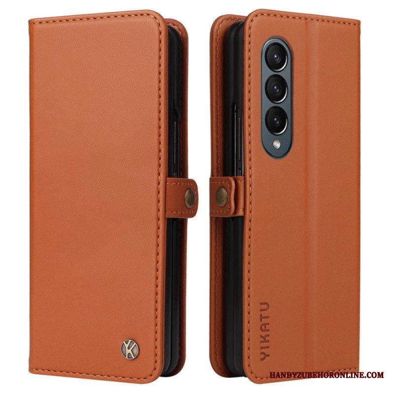 Nahkakotelo Samsung Galaxy Z Fold 4 Yikatu Yk-001
