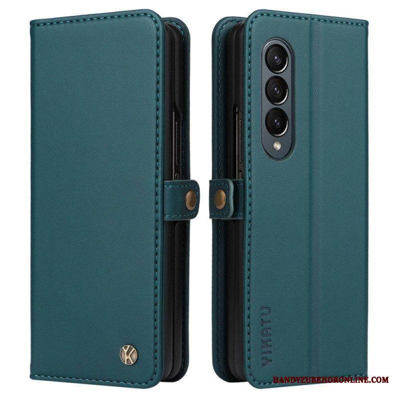 Nahkakotelo Samsung Galaxy Z Fold 4 Yikatu Yk-001