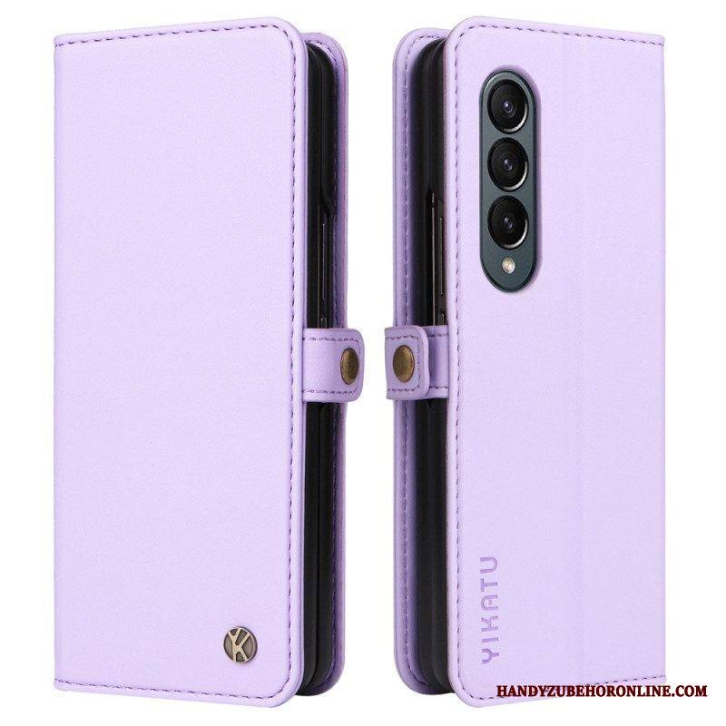Nahkakotelo Samsung Galaxy Z Fold 4 Yikatu Yk-001