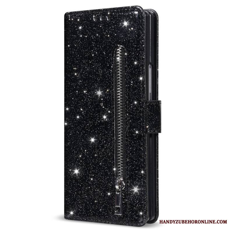 Nahkakotelo Samsung Galaxy Z Fold 7 Kimaltava