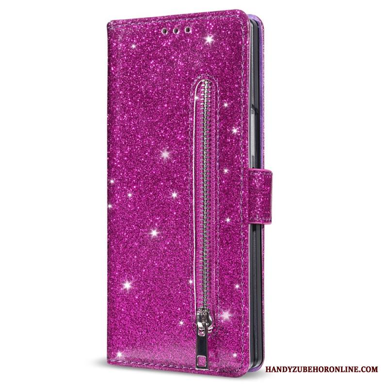 Nahkakotelo Samsung Galaxy Z Fold 7 Kimaltava