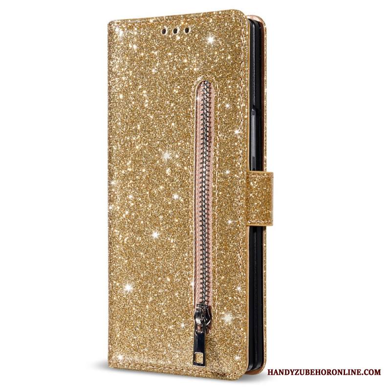 Nahkakotelo Samsung Galaxy Z Fold 7 Kimaltava